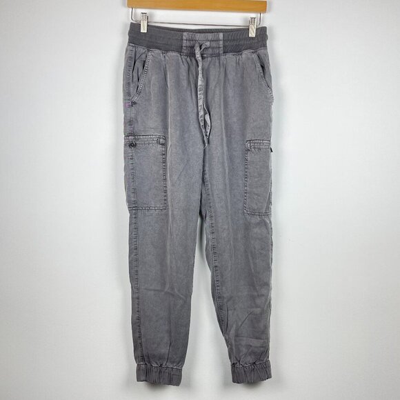Aerie grey charcoal joggers cargo size SP relaxed fit lightweight - Picture 1 of 6